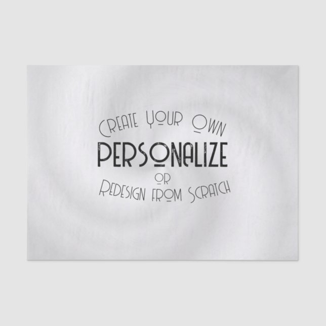 Create Your Own Custom Design Tissue Paper (Front)