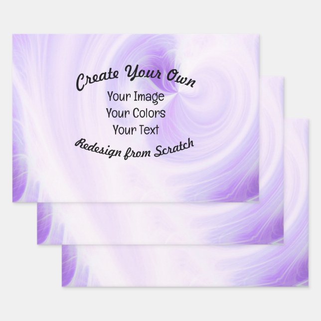 Create Your Own Custom Design Wrapping Paper Sheet (Set)