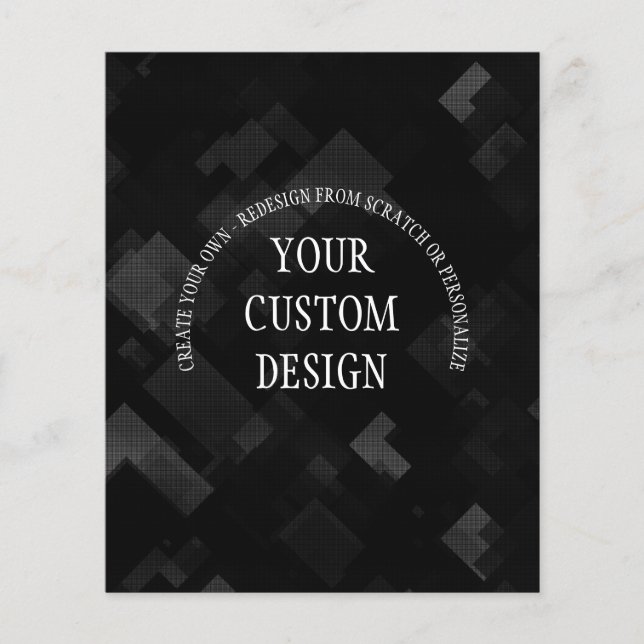 Create Your Own Custom Designed Flyer (Front)