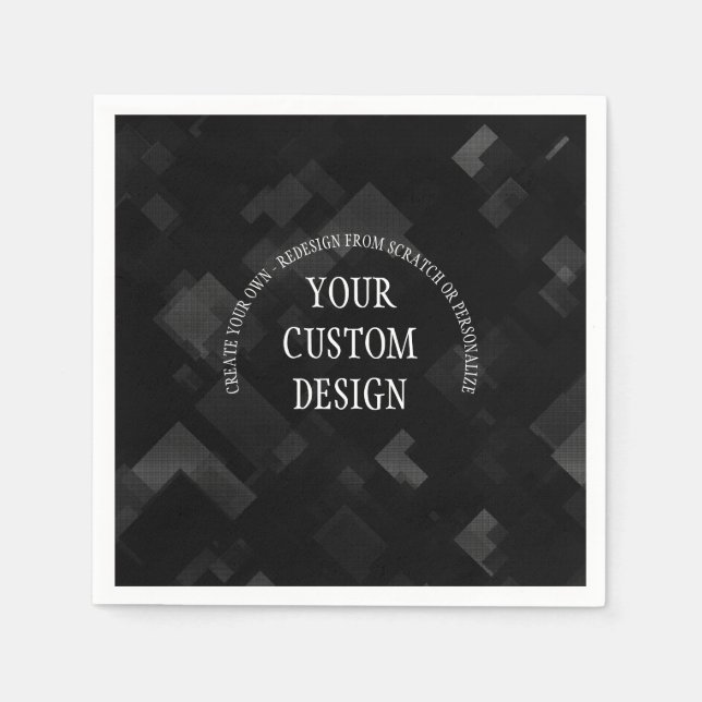 Create Your Own Custom Designed Napkin (Front)