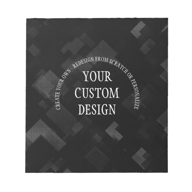 Create Your Own Custom Designed Notepad (Front)