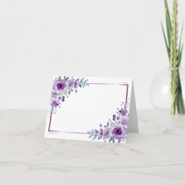 Create Your Own Custom DesignFolded Thank You Card (Front)