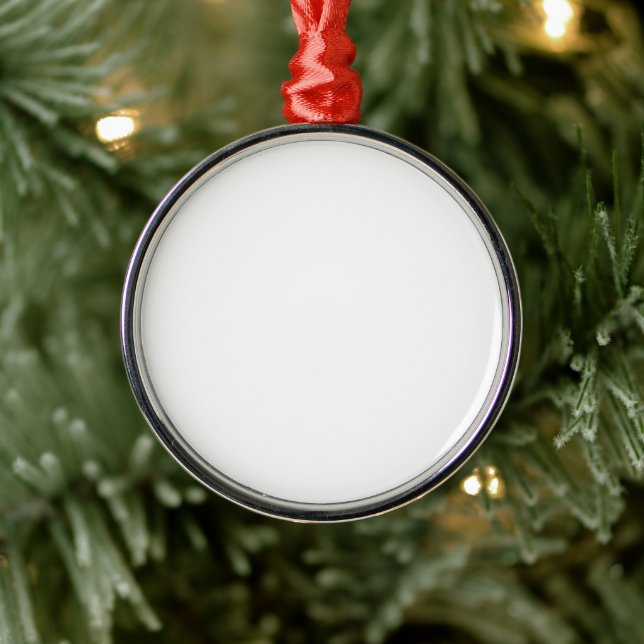  Create Your Own Custom Editable Photo Template Metal Ornament (Tree)