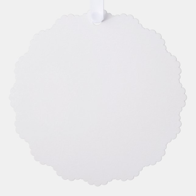  Create Your Own Custom Editable Photo Template Ornament Card (Front)