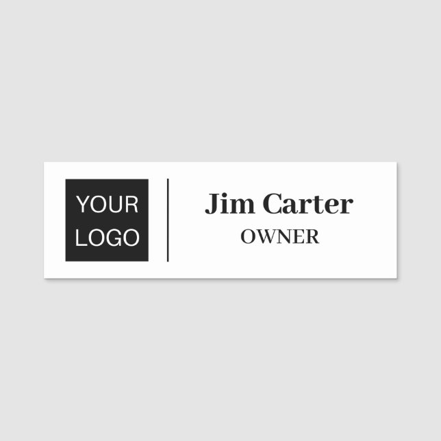 Create Your Own Custom Employee Name Tag (Front)