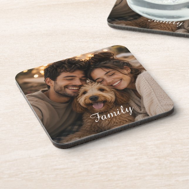 Create your own custom family coaster (Left Side)