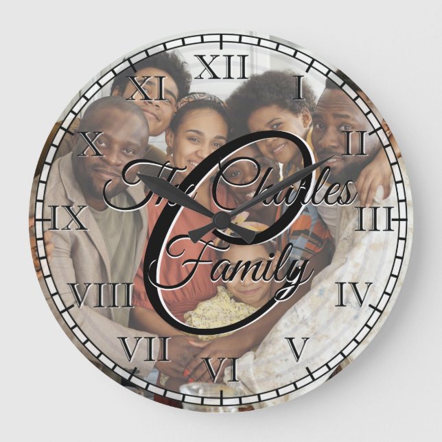 Create your own custom family home clock (Front)