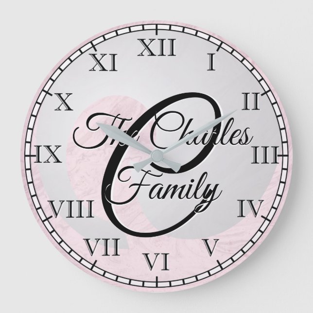 Create your own custom family home clock (Front)