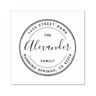 Create Your Own Custom Family Name Return Address