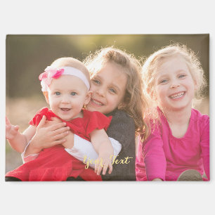 Create Your Own Custom Family Photo Fridge Magnet