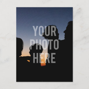 Create Your Own Custom Family Photo Keepsake Holiday Postcard