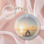 Create Your Own Custom Family Photo Wedding Favour Keychain<br><div class="desc">Create Your Own Custom Family Photo Wedding Favour Keychain</div>