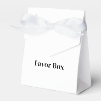Create Your Own Custom Favor Box