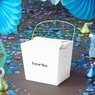 Create Your Own Custom Favor Box