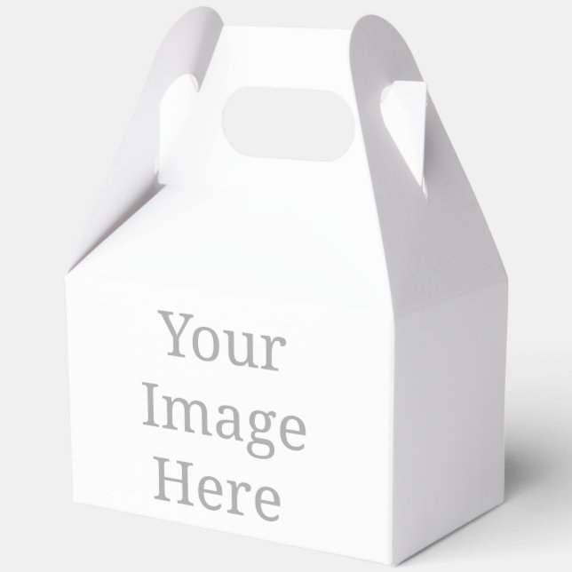 Create your own custom  favor box (Front)