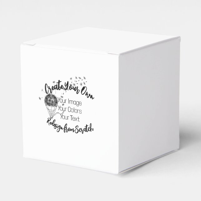 Create Your Own Custom Favor Box (Front Side)