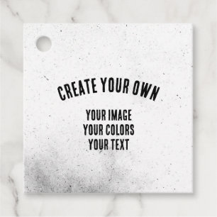 Create Your Own Custom Favour Tags