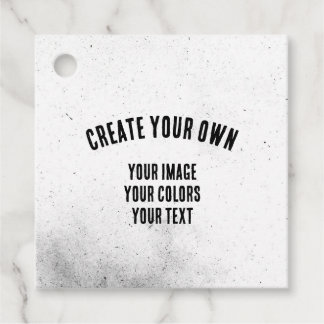 Create Your Own Custom Favour Tags