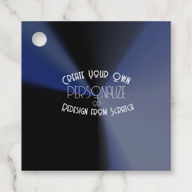 Create Your Own Custom Favour Tags (Front)