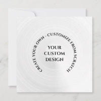 Create Your Own Custom Flat Card