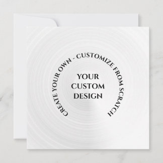 Create Your Own Custom Flat Card