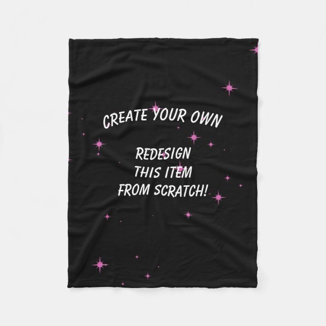 Create Your Own Custom Fleece Blanket (Front)