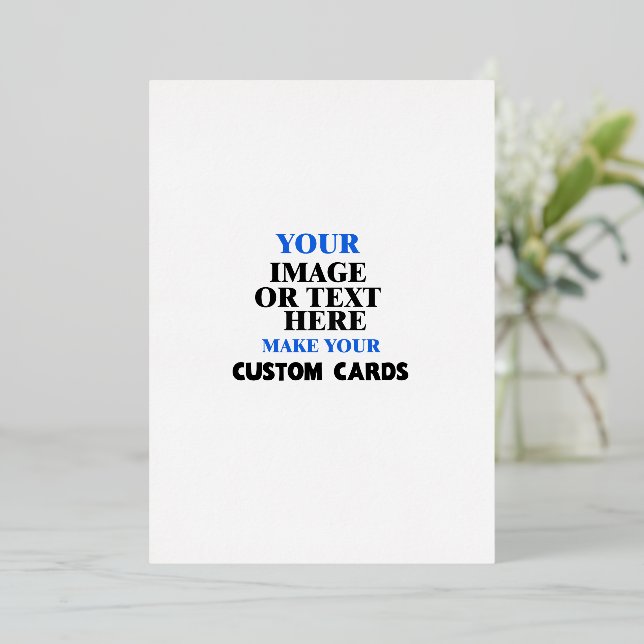 Create Your Own Custom Foil Invitations (Debout devant)