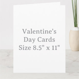 Create Your Own Custom Folded Valentine's Day Card
