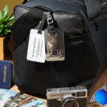 Create your own custom full photo monogram luggage luggage tag<br><div class="desc">Modern luggage tag with full custom photo.
You can add your own most beautiful photo to personalize it.</div>