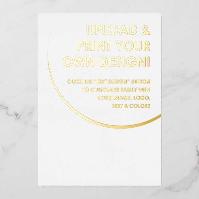 Create Your Own Custom Gold (Front)