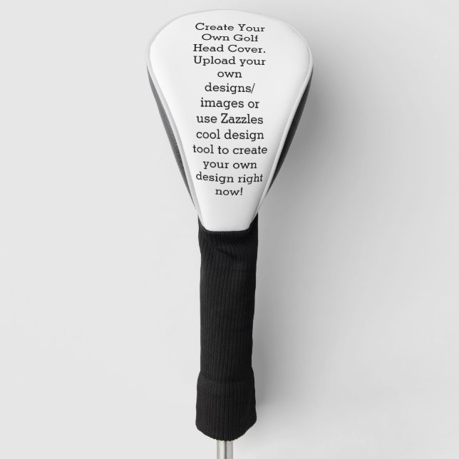 Create Your Own Custom  Golf Head Cover (Front)