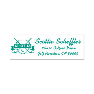 Create Your Own Custom Golf Personalized Self-inking Stamp