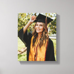 Create Your Own Custom Graduate Photo Canvas Print