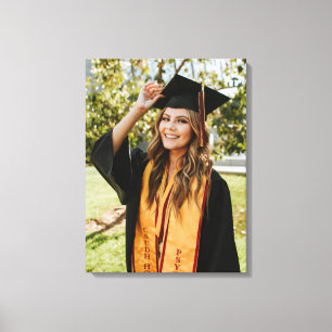 Create Your Own Custom Graduate Photo Canvas Print