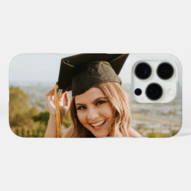 Create Your Own Custom Graduate Photo Case-Mate iPhone Case (Back (Horizontal))