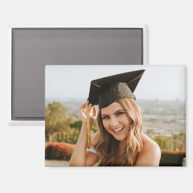 Create Your Own Custom Graduate Photo Magnet (Front/Back)
