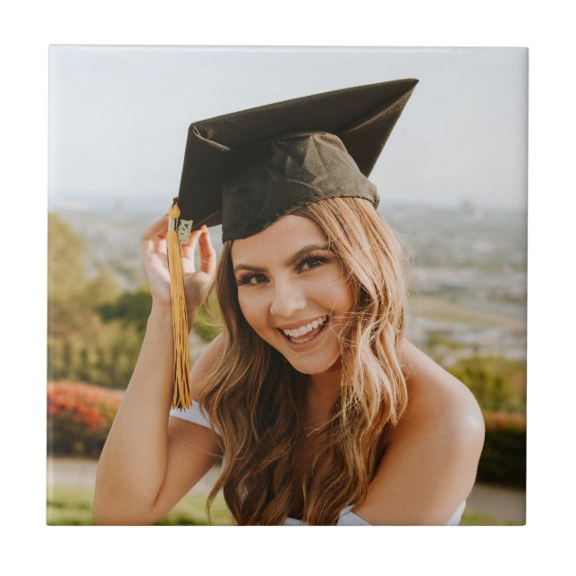 Create Your Own Custom Graduate Photo Tile (Front)