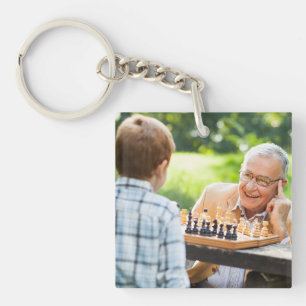 Create Your Own Custom Grandchildren Photo Gift Keychain