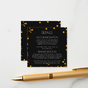 Create Your Own Custom Green Bokeh Border Enclosure Card