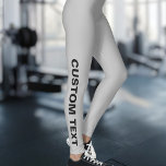 Create Your Own Custom Grey Leggings<br><div class="desc">Create Your Own Custom Grey Leggings.</div>