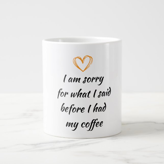 Create Your Own Custom Handwritten Funny Mug (Front)