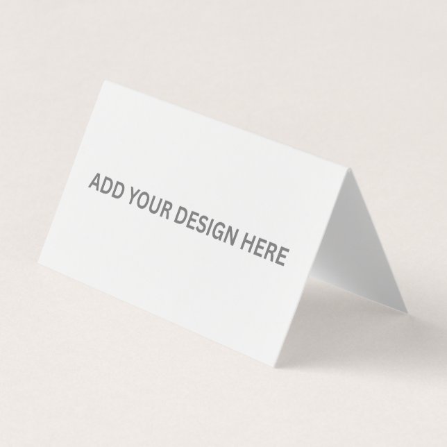 Create Your Own Custom Horizontal Folded 3.5"x2''  Business Card (Front)