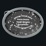 Create Your Own Custom Image Belt Buckle<br><div class="desc">Background shown: B&W Film Strip Confetti

Create your own custom high quality stuff!

Customize this item with your own personalized text or redesign entirely from scratch by replacing our image with your own.</div>