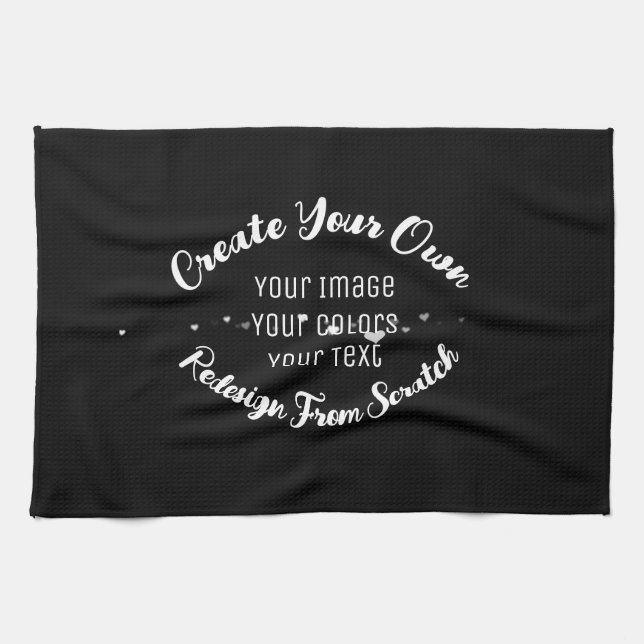 Create Your Own Custom Image Kitchen Towel (Horizontal)