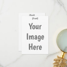 Create your own custom image message 3.5"x5" Flat
