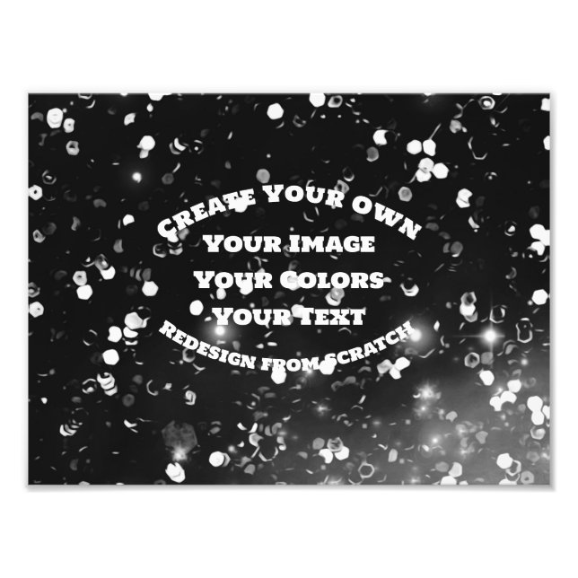 Create Your Own Custom Image Photo Print (Front)