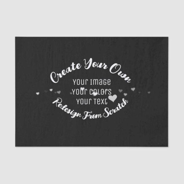 Create Your Own Custom Image Tissue Paper (Front)