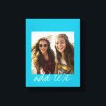 Create Your Own Custom Instagram Art Canvas Print<br><div class="desc">A great way to display your square photos from your online account.  Add one square photo to  make a great memento. If you need to adjust the text or picture,  click on the customize link.</div>