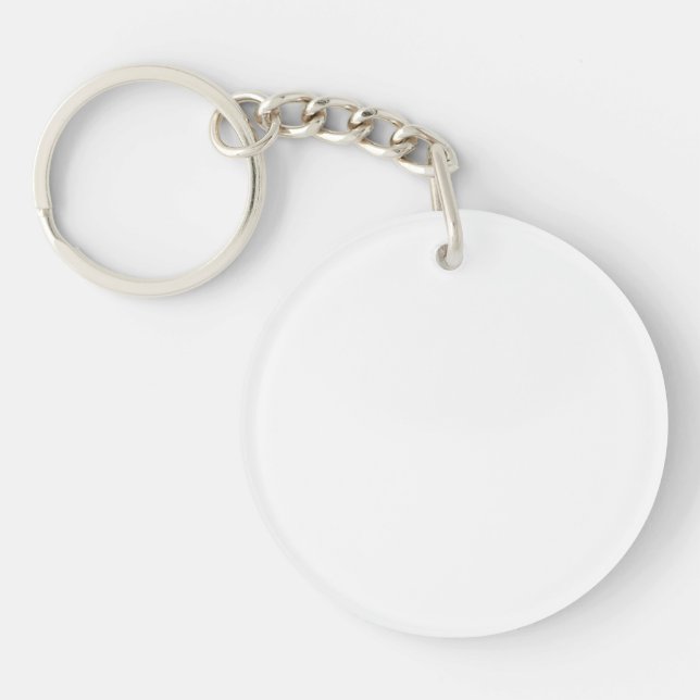 Create Your Own Custom Keychain Round Acrylic (Front)