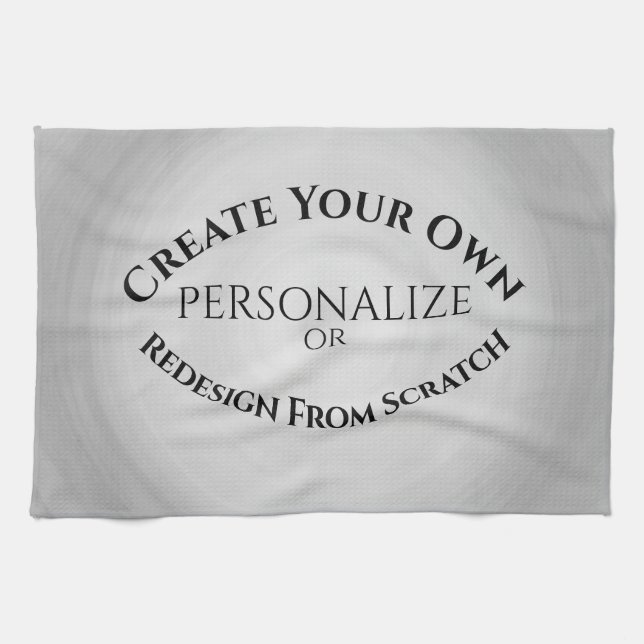 Create Your Own Custom Kitchen Towel (Horizontal)